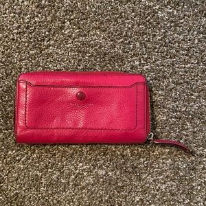 Marc Jacobs Hot Pink Leather Wallet